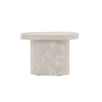 Basia - Table d'appoint effet marbre