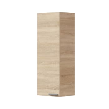 Dmonald - Meuble colonne effet bois beige 30x25h85 cm