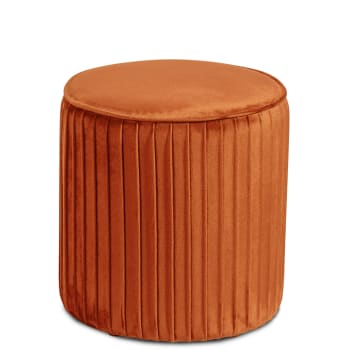 Tak - Pouf poggiapiedi arancione 32x32 cm