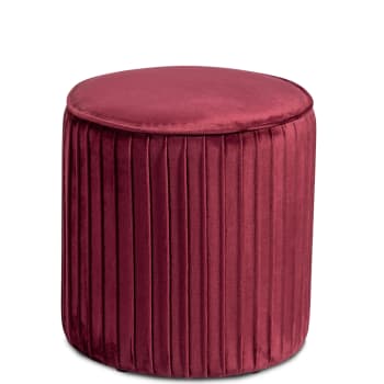 Tak - Pouf poggiapiedi vinaccia 32x32 cm