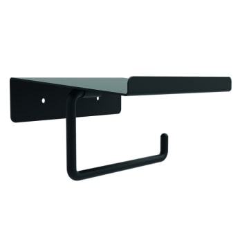 Portarotolo Wenko Marmor - Supporto Per Carta Cucina Verticale Effetto Marmo, Nero - Foto 5