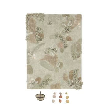 massimo copenhagen Tappeto Vein, verde foresta | Finnish Design Shop