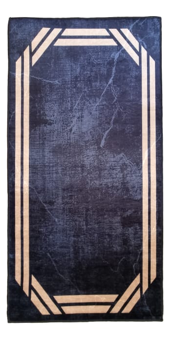 Tapis De Salon Housse De Rêve – 120x180 Cm, Noir Et Blanc, Motif, Antidérapant