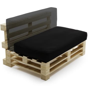 Cuscini Per Pallet Deco Arts - Set 2 Pezzi (Seduta + Schienale), Impermeabili E Morbidi, Certificati Oeko-Tex - Per Giardino, Terrazza, Salotto