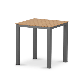 Tavolo Da Giardino Pieghevole Quadrato Outsunny - 80x80x74 Cm, Nero, Piano A Rete In Acciaio - Foto 12