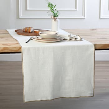 Dreamdge Runner Da Tavolo Grigio 30x180 Cm – Tovaglia Lunga In Poliestere Impermeabile, Decorazione Elegante Per Cene E Buffet