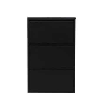 Urban Living Rangement des chaussures - bois - 2 couches - 74 x 26 x 20