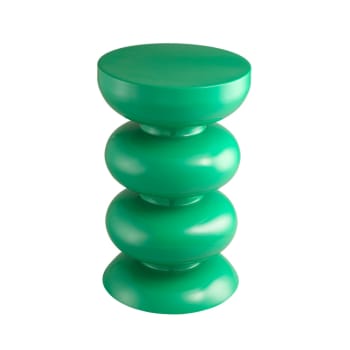 Mike - Table d'appoint ronde en aluminium ø30cm - Vert