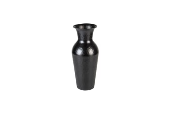 Dunja - Vase en acier noir 40 cm