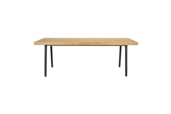 Harvest - Table de repas 12 pl en bois brun