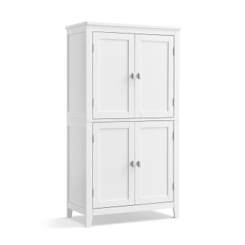 Meuble De Salle De Bain EUGAD 60x30x80cm - Armoire Avec Tiroir Et 2 Portes - Style Industriel Chêne Clair Et Noir