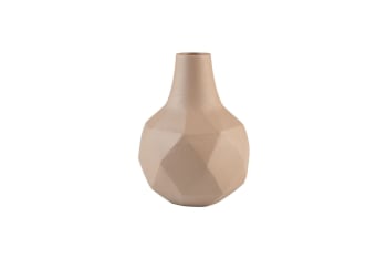 Bloom - Vase en aluminum beige 16 cm