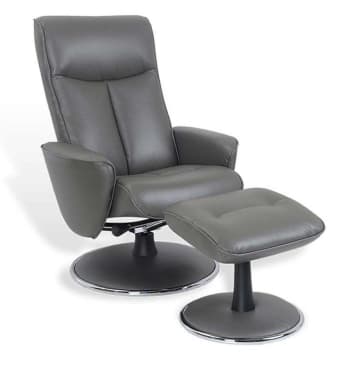 Nephos - Fauteuil de relaxation manuel design  en cuir