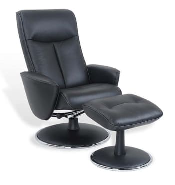 Nephos - Fauteuil de relaxation manuel design  en cuir