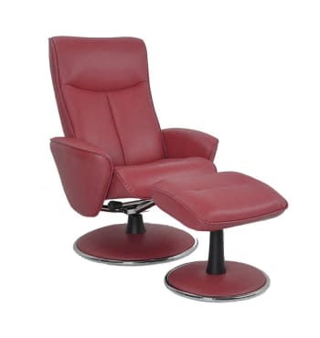 Nephos - Fauteuil de relaxation manuel design  en cuir