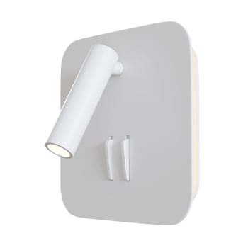 Ios 176 - Applique da parete moderna alluminio bianco luce led integrato 10w