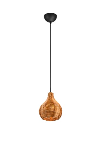 SPROUT LAMPADA DA TAVOLO BASE IN SISAL E PARALUME COLORE NATURALE H. 39,5CM