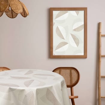 Nappe Ronde Toile Cirée élastique – Imperméable, Résistante Aux Taches, Avec élastique Antidérapant – Pour Extérieur/intérieur - 4