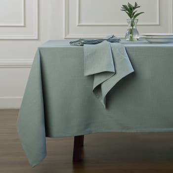 Grande Nappe Brodée Coton Blanc – 1,83 X 3,15 M, Fait Main, Occasion TBE