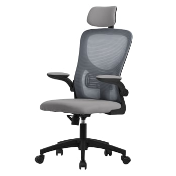 DoChair Sedia Ufficio Schienale in Rete Elasticizzata Sedia Scrivania