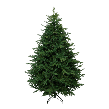 De feuilles - Mini Albero di Natale Artificiale, con Base in Legno, Decorazioni Natalizie 10 Pezzi di Colore Verde