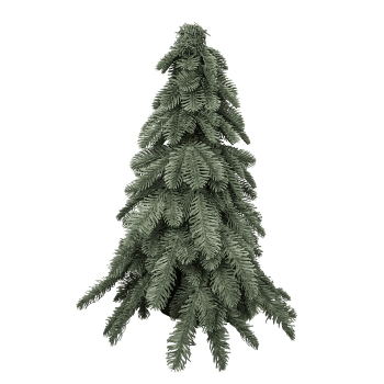 Mini Albero Di Natale Verde Da Tavolo Con Decorazioni Incluse - 0,6 M Con 65 Rami, Palline, Pigne E Stella - Decorazione Natalizia
