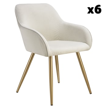 SAFAVIEH Home Collection Areli – Sedia In Velluto Rosa Chiaro E Gambe Oro, Stile Art Déco