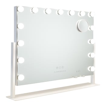 FlinQ Specchio Trucco Hollywood Con Luci LED Dimmerabili - Inclinabile 360° - 2