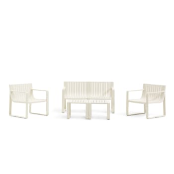 Banc De Jardin Bois AXI Otis - 122x60x83cm, Structure Acier Noir, Bois De Cèdre, 2 Places, Pour Extérieur - 8