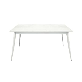 Tavolo Da Pranzo Allungabile Dream 160/210 Cm - Moderno Con Piano Effetto Marmo Bianco - Foto 6