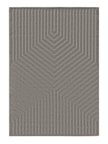 Tapis gris clair 300x400 Leo | Maisons du Monde