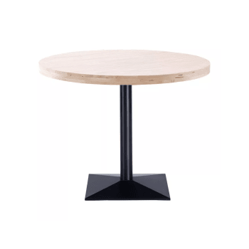 Manaki - Table de repas ronde bois clair D110