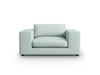 Cotta - Divano In Tessuto Strutturato - Dimensioni 223x74-91x265 Cm, Con Poggiatesta Regolabile, Design Moderno