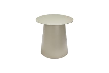 Pillar - Table d'appoint en métal sable