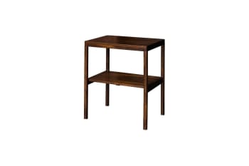 Ginger - Table d'appoint en bois foncé