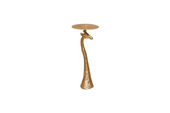 Giraffe - Table d'appoint en métal or