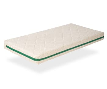 Sensillo Materasso 70x140 Cm A 2 Strati Per Culla E Lettino Da Viaggio – Cocco + Schiuma, Rivestimento Lavabile, Made In UE