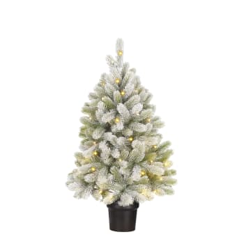 Nigata - Sapin de Noël artificiel LED en pot H90