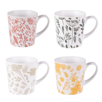 Coffret 4 Mugs 35 Cl Friends - Table Passion - Passent Au Micro-ondes