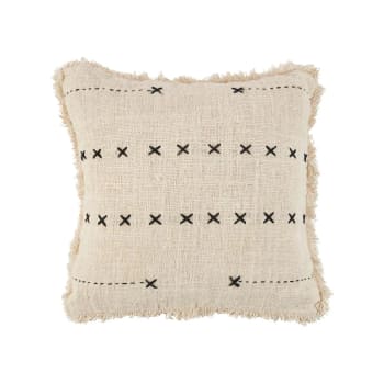 2025_summer - Coussin en coton naturel 50x50