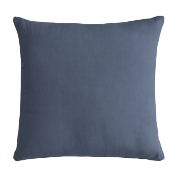 HOMESCAPES Federa Cuscino 30x50 Cm Blu Con Pois Bianchi – 100% Cotone