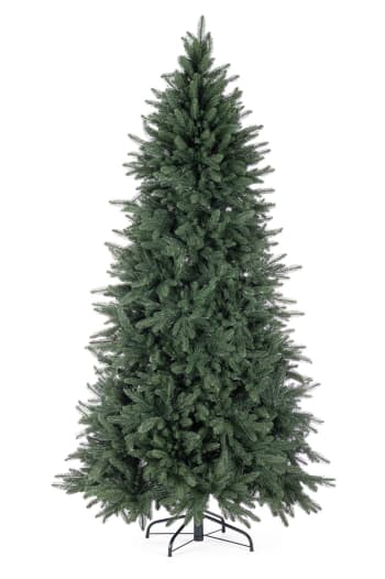 Albero di Natale artificiale luminoso 400 LED H240 cm King Verde abete - Alberi e alberi di