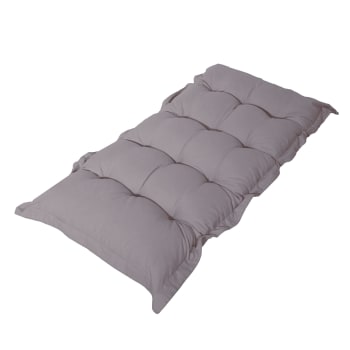 Cuscino per panca da interni ed esterni, 2/3 posti, 100/120 cm, in cotone, per casa/giardino/terrazza/amaca (110 x 40 cm, verde chiaro