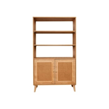 Hbluefat Libreria Da Tavolo In Legno, Mini Scaffale Porta Libri Compatto, Organizer Da Scrivania, Stile Naturale