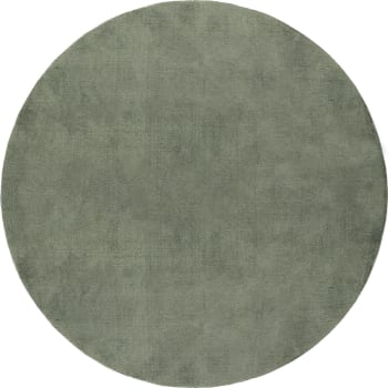 Tapis rond vert 120 cm lavable antidérapant pour salon, chambre à coucher, salle de jeux pour enfants Tapis rond vert 120 cm lavable antidérapant pour salon, chambre à coucher, salle de jeux pour enfants