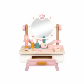 Specchio Da Trucco In Legno SOLUSTRE - Portatile Per Camera Da Letto E Bagno - 3