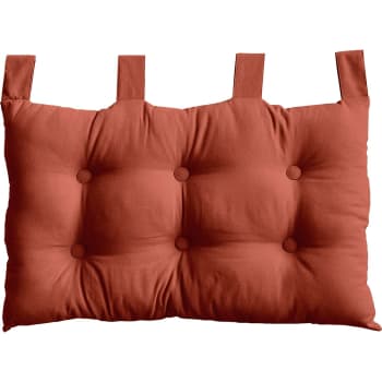 Tête De Lit Matelassée à Suspendre 70x45 Cm - Marron Vison, 100% Coton, Collection Panama, Enjoy Home