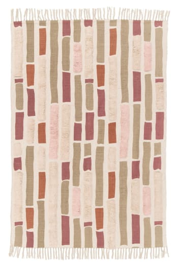 Tappeto Gioco Bambini STARUIA Arcobaleno Esagonale, 140x120 Cm, Lavabile, Antiscivolo, Morbido, Per Camerette E Aree Gioco