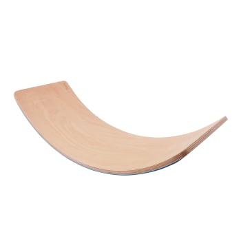 Viga Planche D’Équilibre En Bois Beige – Jeu Créatif Et Éducatif Pour Enfants