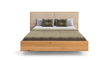 Doppelbett aus Holz 180x200 cm, Weiß halbmatt Sydney lux | Maisons du Monde